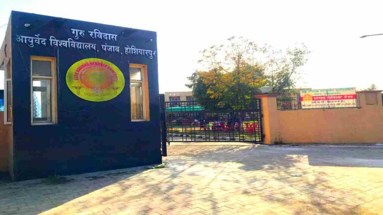 Guru Ravidas Ayurved University Vacancy 2026